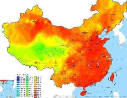 2019暑期來臨，全國多地高溫超長待機(jī)開啟 你家熱成啥顏色了？